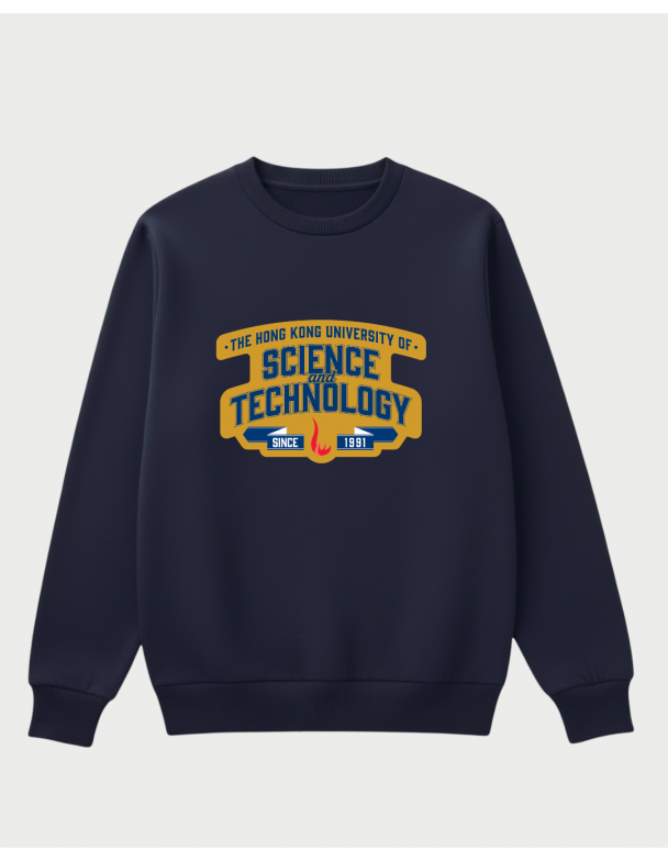 HKUST New Typography Ribbed Sweater